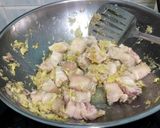 A picture of step 4 of Pork Belly With Arrowhead Root In XO Sauce.
