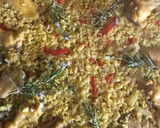 Foto del paso 4 de la receta: Arroz seco de verdura y pollo, rápido