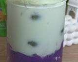 Foto langkah ke 5 dari resep Ube Matcha Latte.