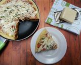 Foto langkah ke 8 dari resep Mac n' cheese pizza teflon.