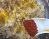 A picture of step 11 of Coconut dry fruits and Paneer stuffed raw Jack fruit kebab.