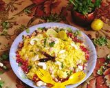 A picture of step 2 of LEMON RICE/ Chitranna & Gojju.
