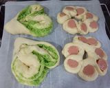 Hình bước làm 6 của món Bánh mì ngọt nhân sữa dừa