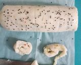 A picture of step 22 of Veg Sushi with leftover rice.