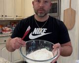 A picture of step 2 of 2 Ingredient Bread Rolls.