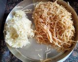 A picture of step 2 of Vermicelli potato chutney coins.