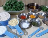 A picture of step 1 of Methi thepla.