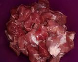 Zöldségben pácolt, zöldségen sült pecsenye recept fázis 1 fotója