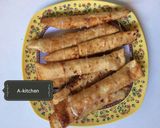 Foto langkah ke 5 dari resep Pisang aroma simple dengan kulit pangsit.