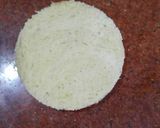 A picture of step 6 of Low fat ghevar.
