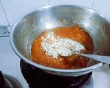 A picture of step 5 of Delicious healthy tasty persimmon and pears dry fruits halva.