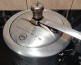 A picture of step 1 of White matar chole.