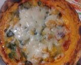 Foto del paso 1 de la receta: Zapallo anco relleno de choclo puerro,cebolla de verdeo y queso!