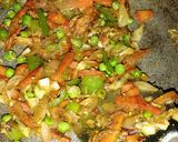 A picture of step 2 of Veg Maggie.
