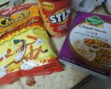 A picture of step 1 of Cheetos Chaat.
