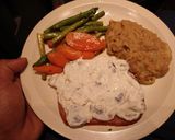 Foto del paso 11 de la receta: Pierna ahumada con gravy de champiñones y espárragos acitronados a la mantequilla