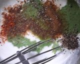A picture of step 4 of Mint Raita.