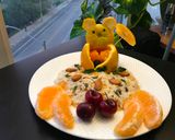 ऑरेंज कर्ड राईस (Orange Curd Rice recipe in Hindi) रेसिपी चरण 5 फोटो