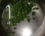 A picture of step 3 of Palak pulav.