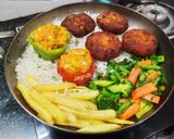 A picture of step 8 of Veg Sizzler with Homemade Barbecue Sauce Without Sizzler Plate!!.
