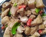 รูปขั้นตอนการทำที่ 3 ของ หมูสามชั้นผัดกะปิ