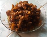 Foto langkah ke 4 dari resep Tumis cecek/kikil tahu tempe simple.