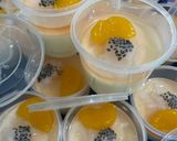 Foto langkah ke 3 dari resep Puding Sutra Mangga (Toping buah).