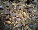 A picture of step 2 of Chena burfi mix condensed milk.
