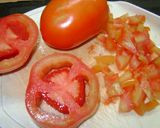 Foto del paso 3 de la receta: Magras con tomate, huevo y crudo