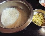 A picture of step 1 of Rice Khichdi.