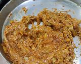 A picture of step 7 of Winter special big size brinjal bartha.
