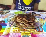 Foto langkah ke 5 dari resep Pancake coklat / keju (tepung instan).