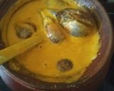 A picture of step 7 of Kovai special brinjal pot kulambu.