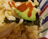 A picture of step 3 of Sushi poke bowl.