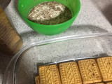 Tarta de natillas y galletas
