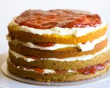 Foto del paso 2 de la receta Tarta de vainilla y buttercream de chocolate blanco