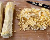 A picture of step 1 of Sweet Corn Soup.