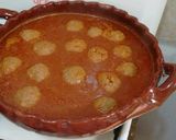 A picture of step 10 of Meatballs in Red Sauce (Ancho Chile).