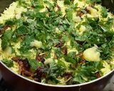 A picture of step 10 of Mushroom peas and corn biryani.