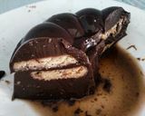 Foto langkah ke 5 dari resep Puding Coklat Biskuit.