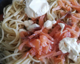 Foto del paso 4 de la receta: Espaguetis con salmón y anchoas