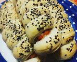 Foto del passaggio 5 della ricetta Hot dog a modo mio (bruconi ripieni 😆😆😆😆😆)
