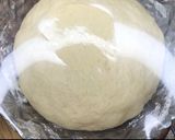 A picture of step 3 of Nutella roll.