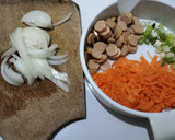 Foto langkah ke 2 dari resep Pizza Nasi Telur.