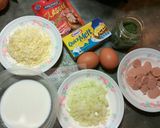 Foto langkah ke 1 dari resep Macaroni Schotel ekonomis & simple.