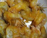 A picture of step 1 of Green prawn Pulao.