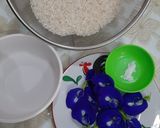 Foto langkah ke 1 dari resep Nasi Biru.