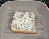 A picture of step 4 of GRILLED Vegetable TRIANGULAR TOAST.