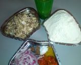 A picture of step 1 of Mixed fish roll.