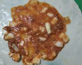 Gambar langkah 4 resipi Roti Canai Telur & Serunding.
